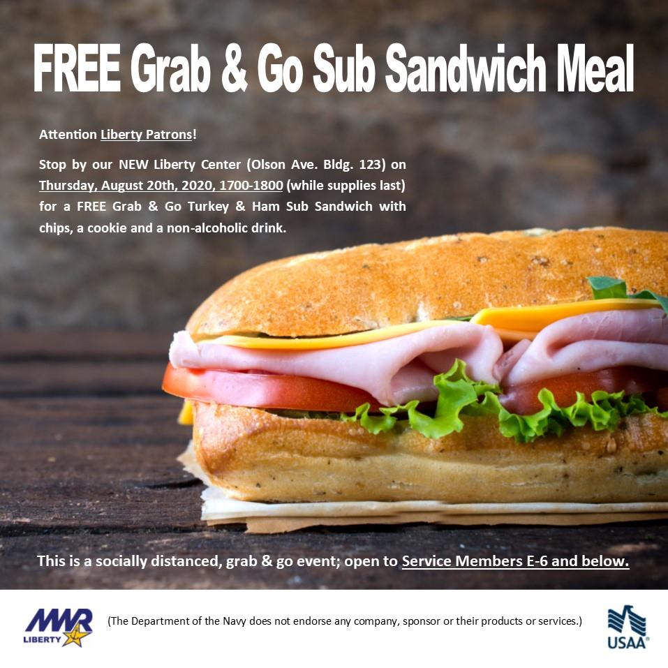 Liberty Grab & Go Sandwich Meal Click here